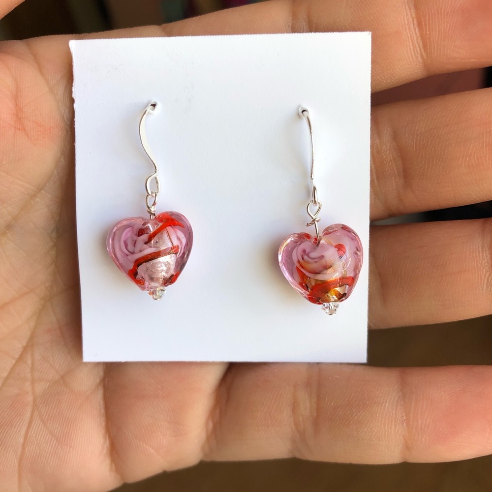 3/$15💛 Heart Dangle Earrings